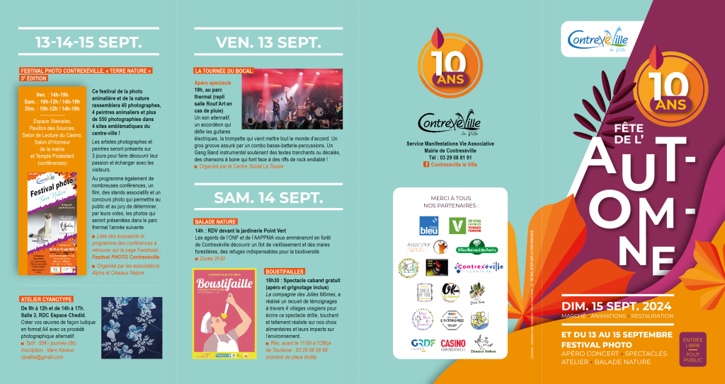 fete de automne 2024 programme contrexéville jour 1