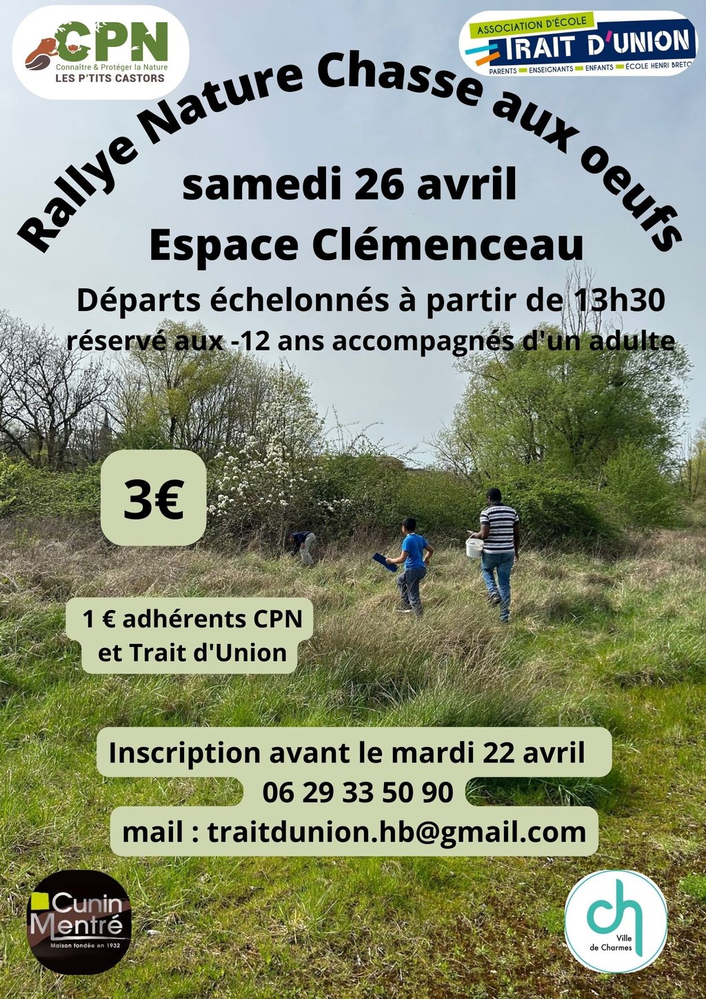 Rallye nature/chasse aux oeufs – Charmes