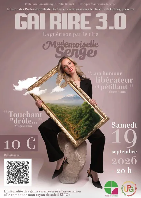 Mademoiselle Serge soutenir l’association « Le combat de mon rayon de soleil Élio »