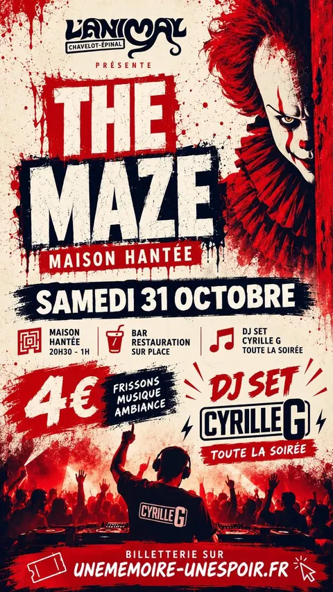 The Maze : une maison hantée au profit de la lutte contre Alzheimer – Chavelot
