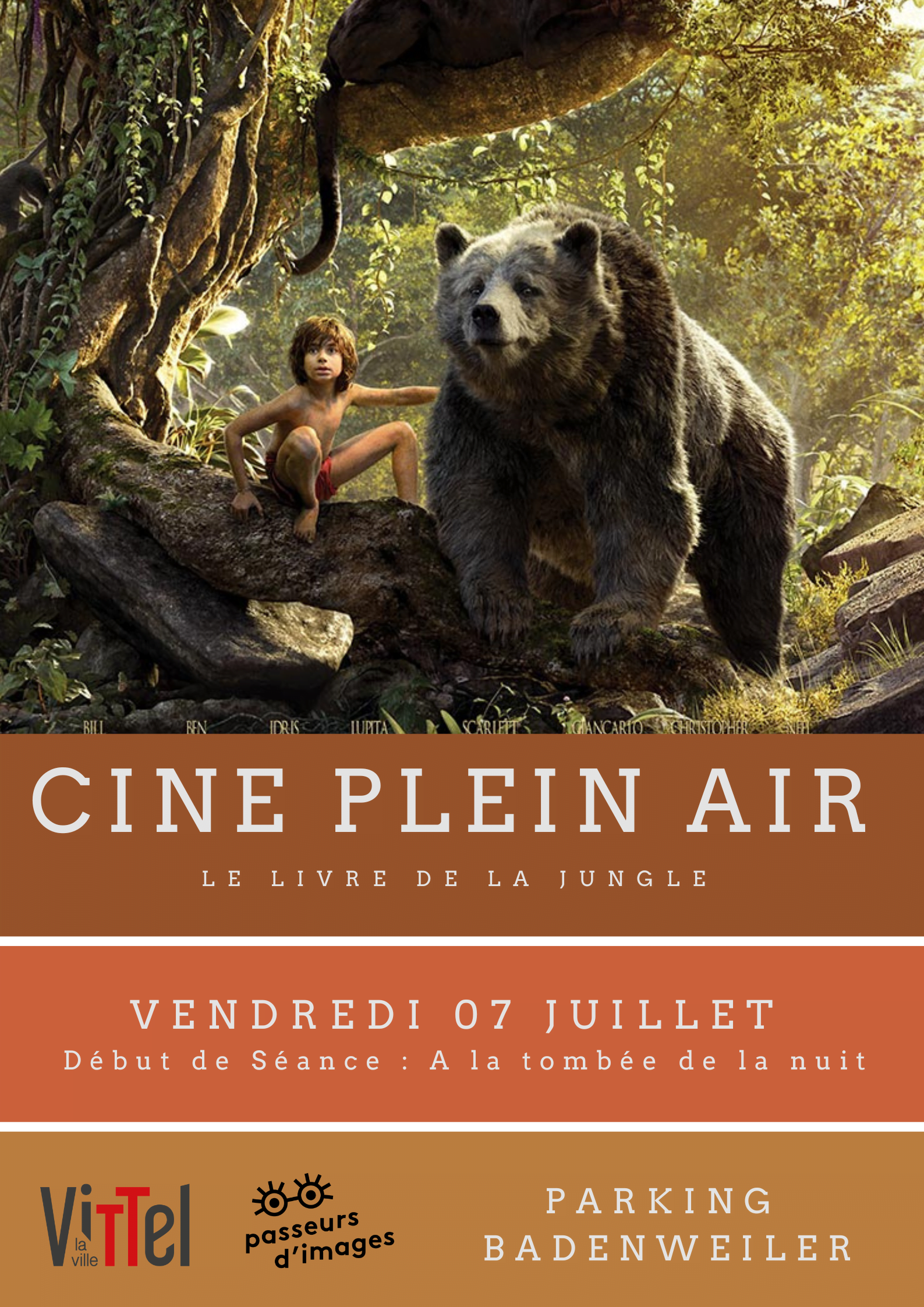 Ciné Plein Air – Le Livre de la Jungle