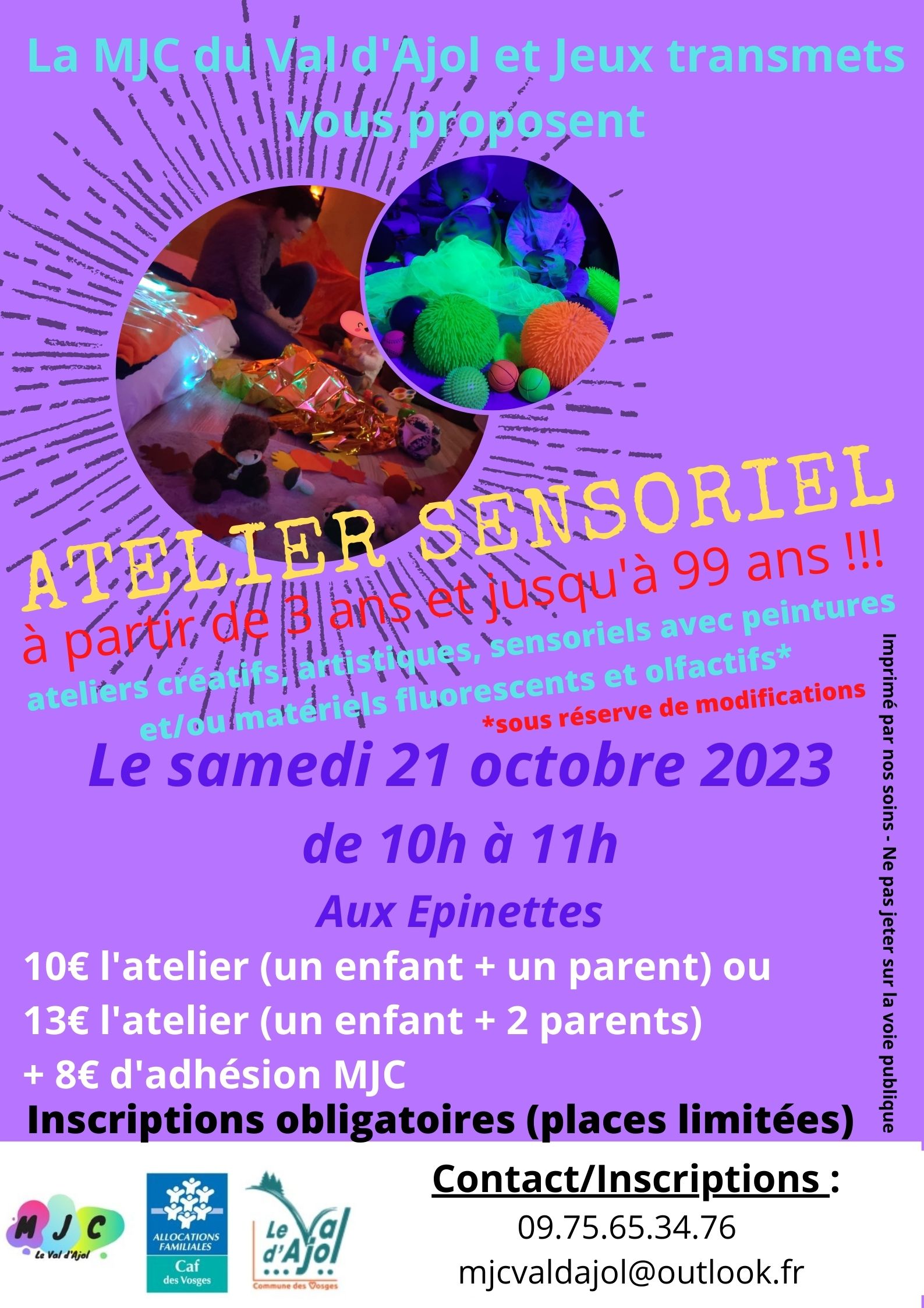 Atelier sensoriel – Val d’Ajol