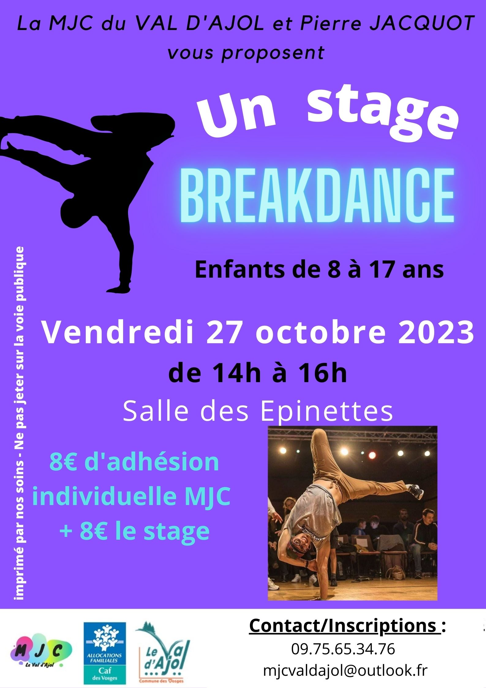 Stage de break dance