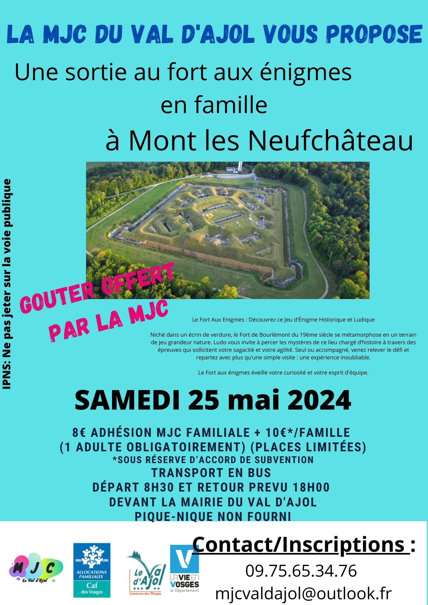 Sortie au fort aux Énigmes
