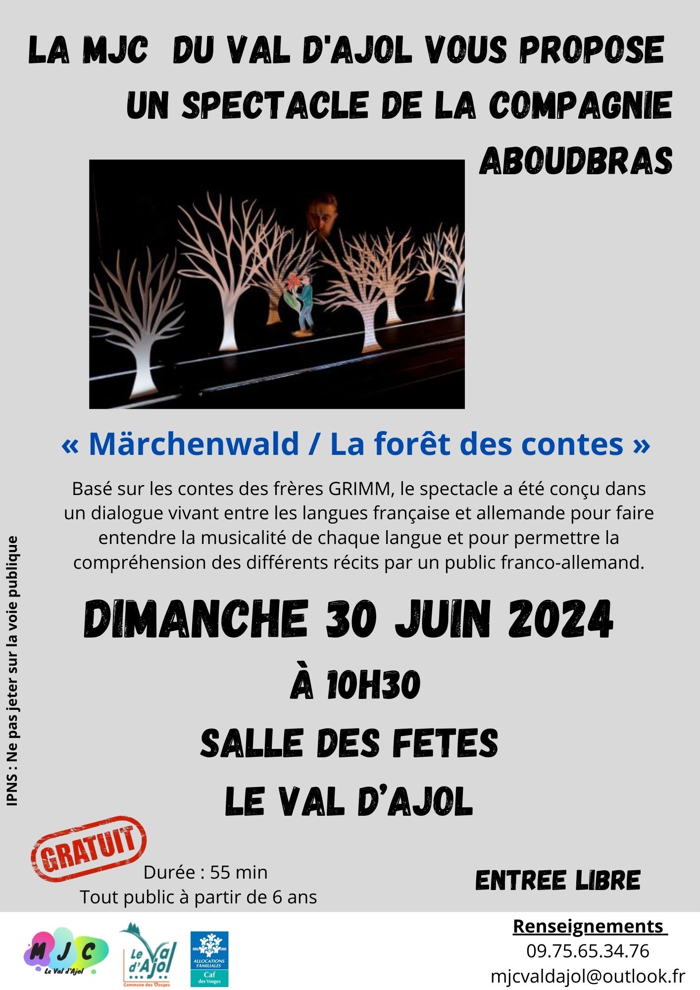 Spectacle – Märchenwald  / La forêt des contes