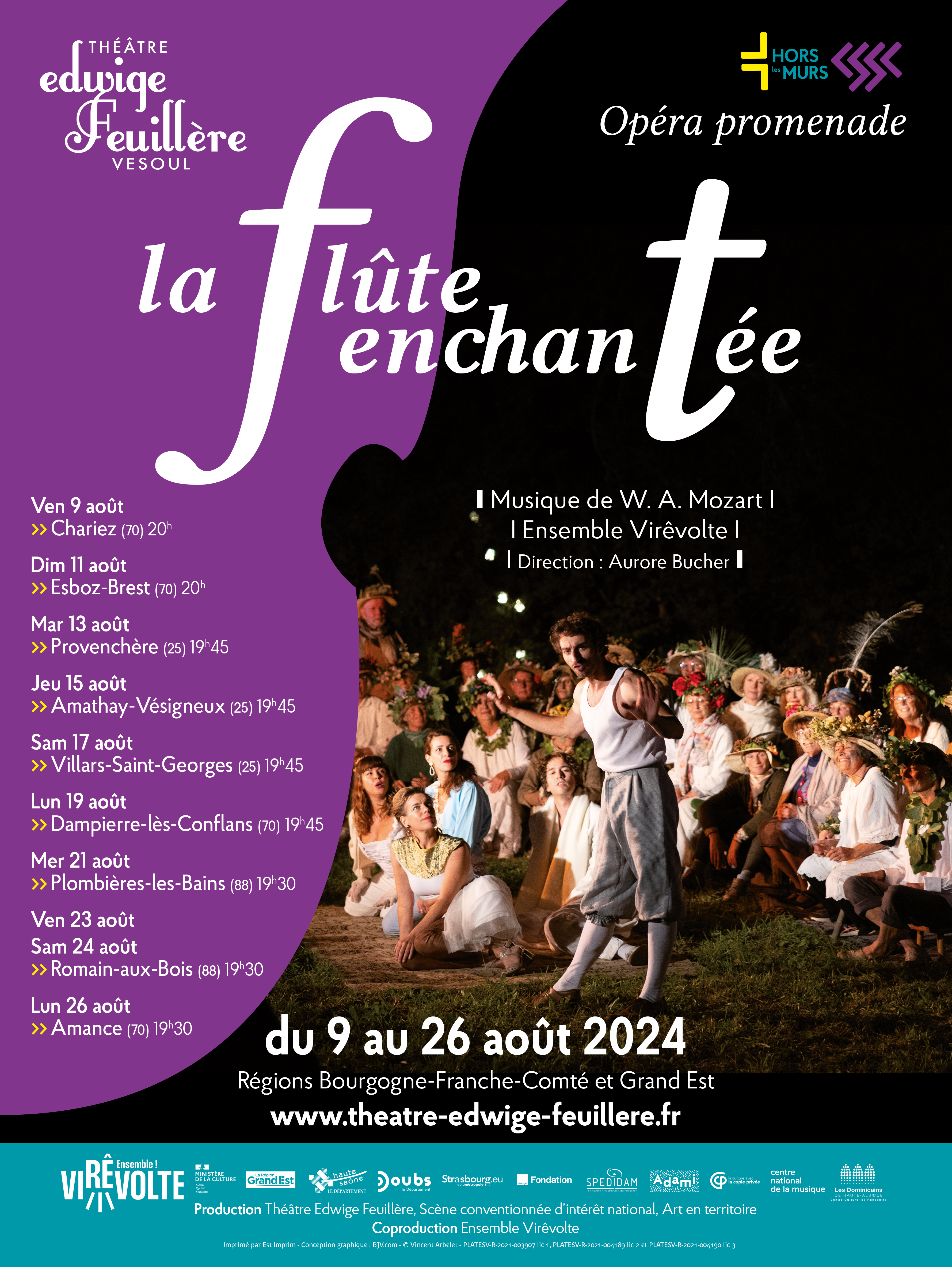 Opéra – La flûte enchantée de Mozart par Virêvolte-Ensemble !