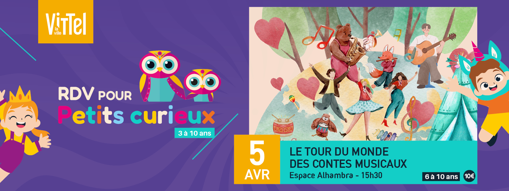 Rendez-vous des Petits Curieux : Le Tour du Monde des Contes Musicaux