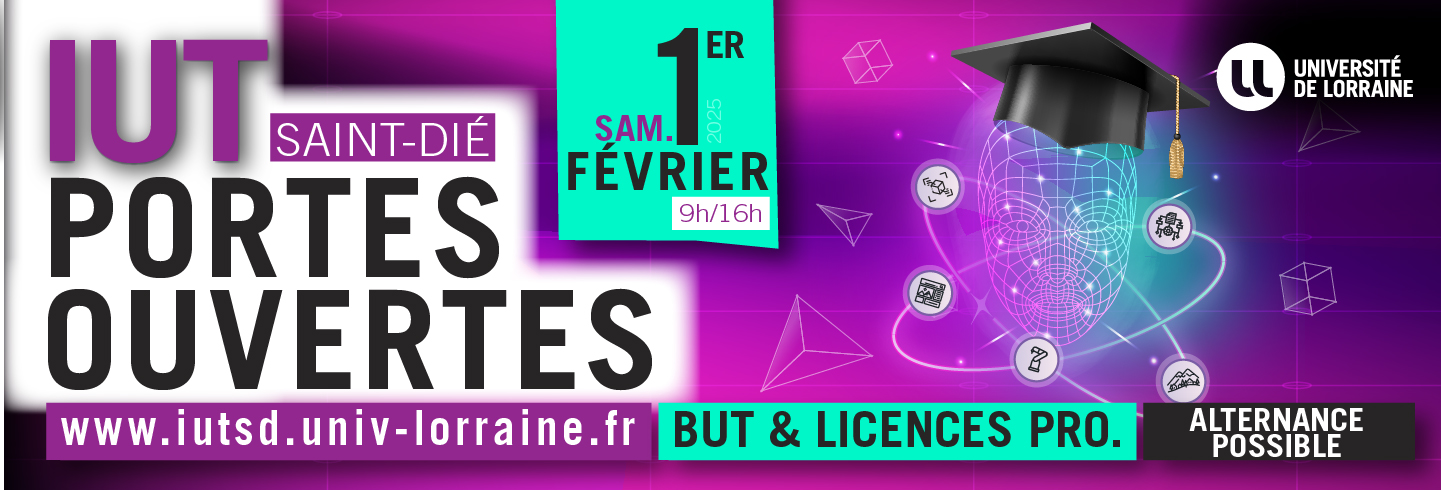 Journée Portes Ouvertes à l&rsquo;IUT de Saint-Dié