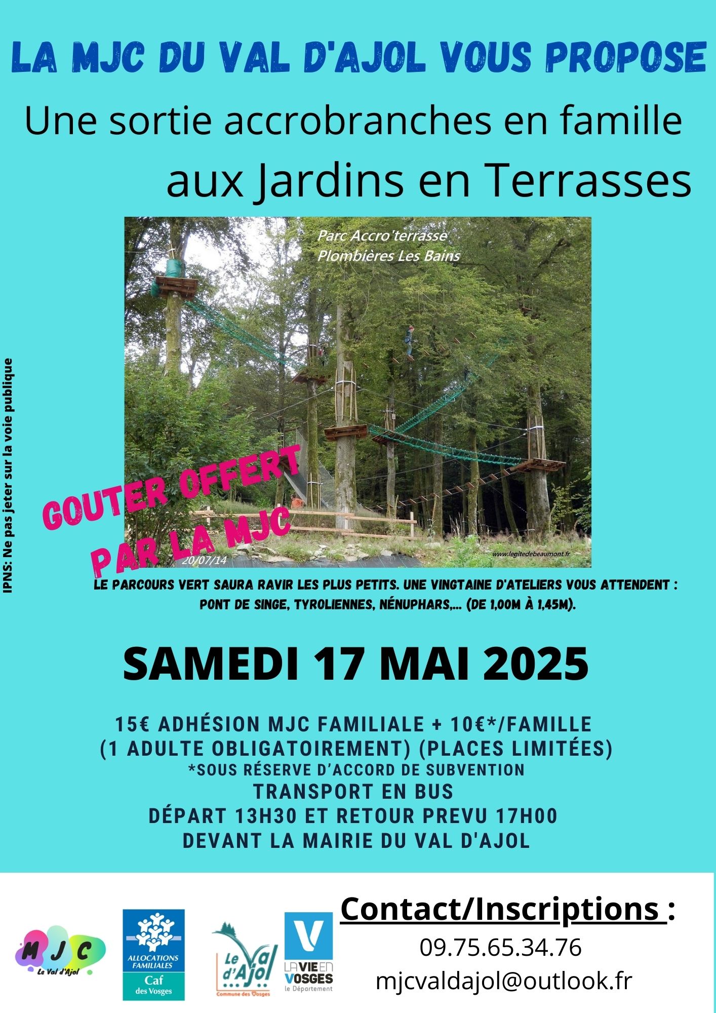 Sortie famille accrobranche