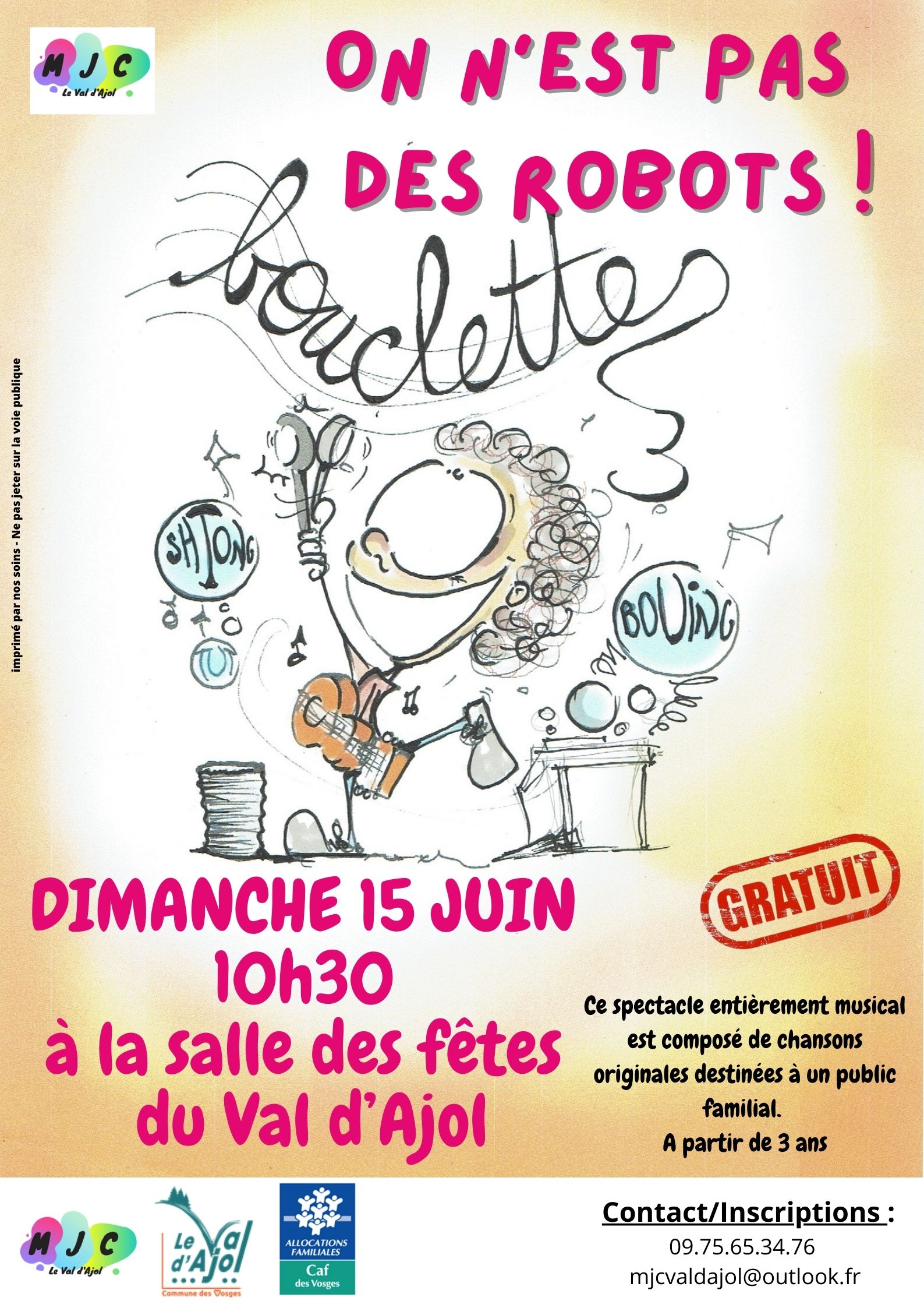 Spectacle « On n&rsquo;est pas des robots ! »