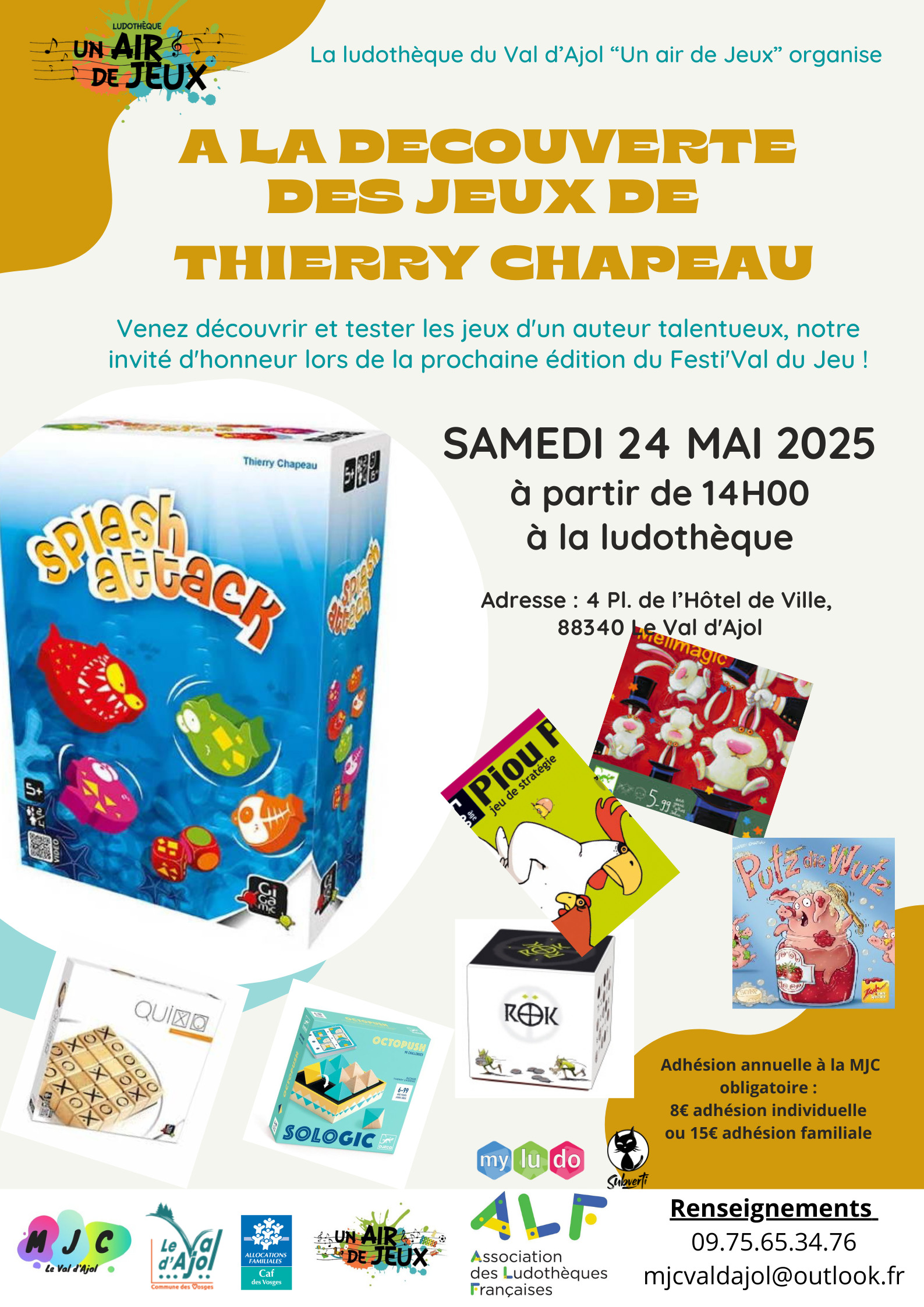 A la découverte des jeux de Thierry Chapeau