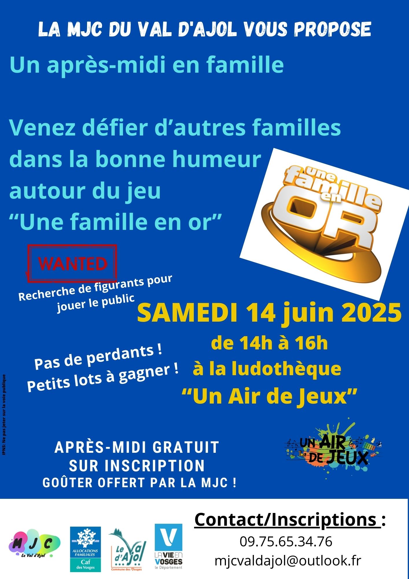 Après midi en famille « Une famille en or »