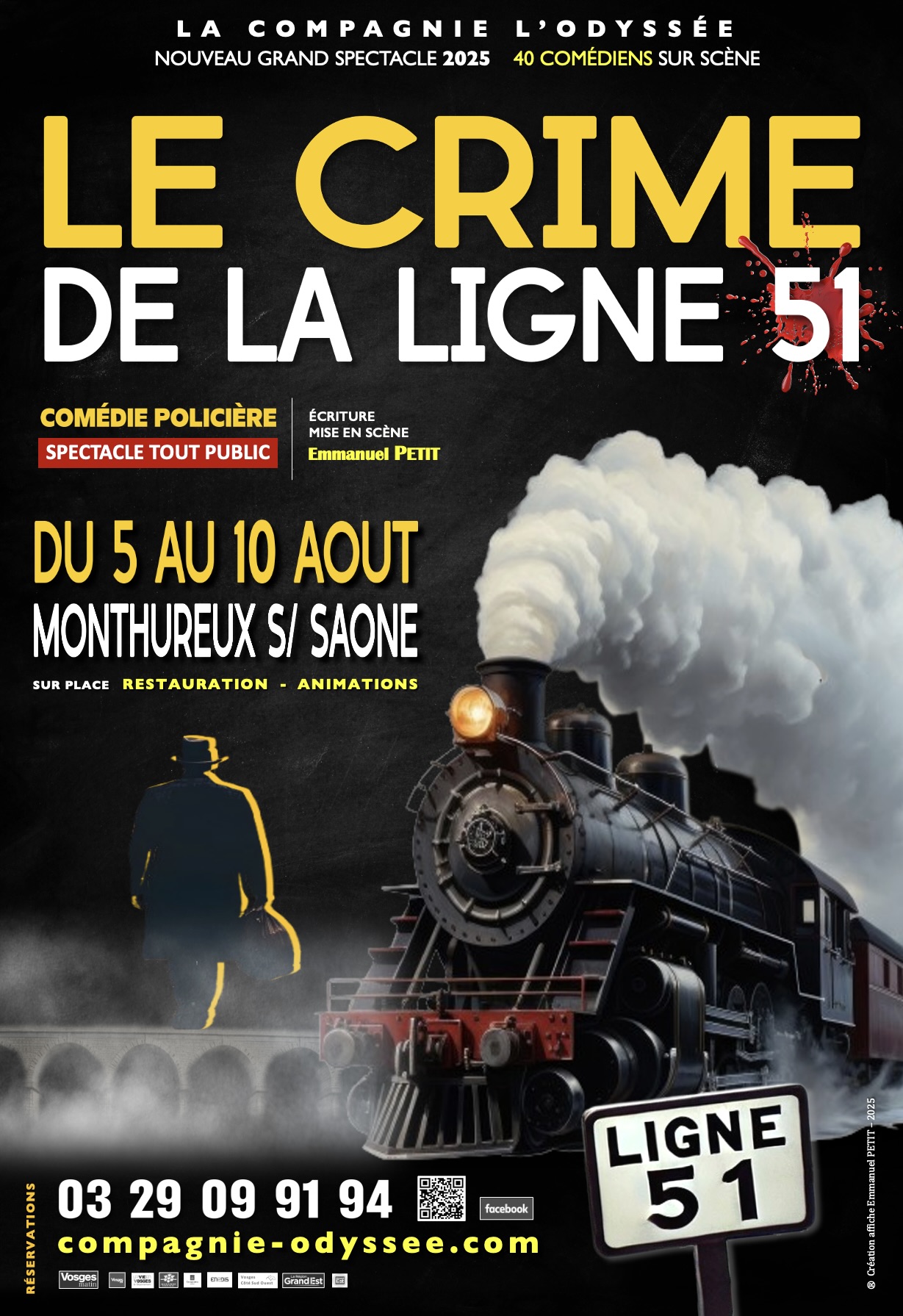Le Crime de la ligne 51 – Comédie policière