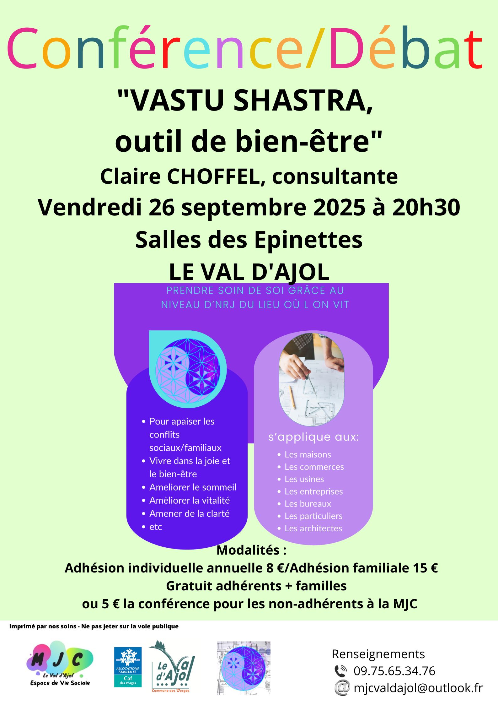 conférence « Vastu Shastra, outil de bien-être »