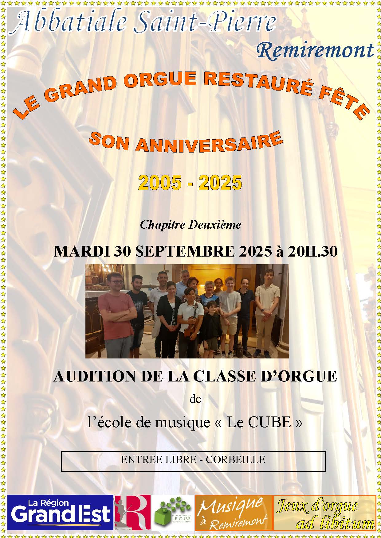 Audition d&rsquo;Orgue