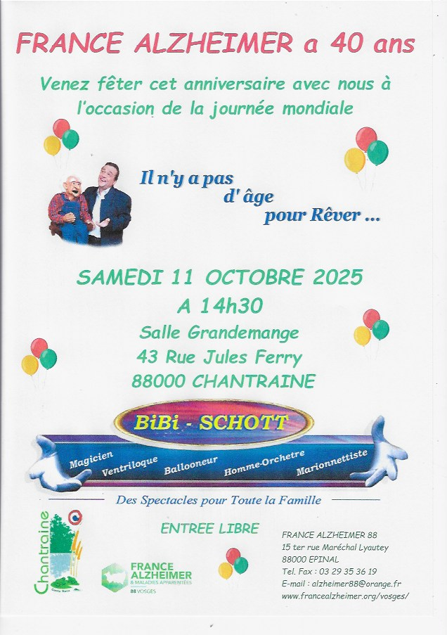 FRANCE ALZHEIMER a 40 ANS