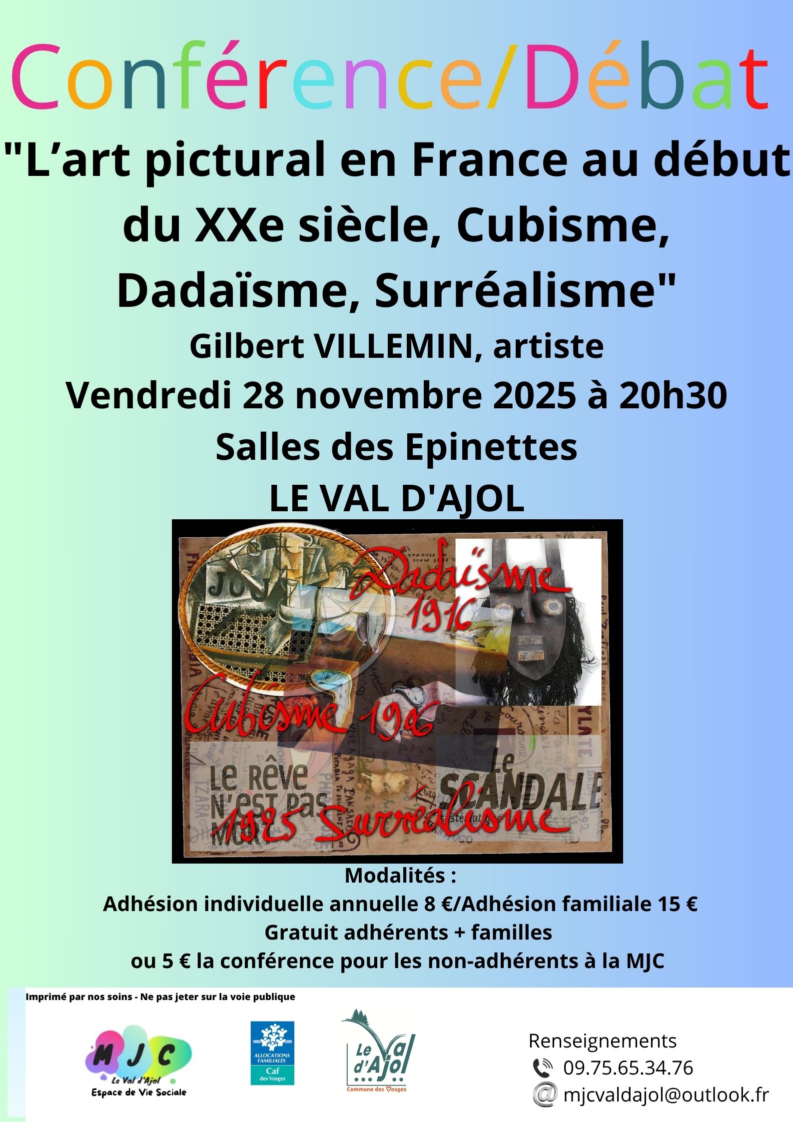 conférence « L&rsquo;art pictural en France … »