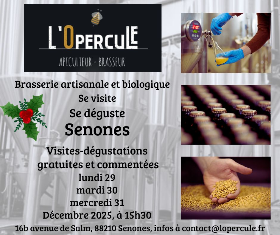 Visite de la brasserie artisanale L&rsquo;Opercule