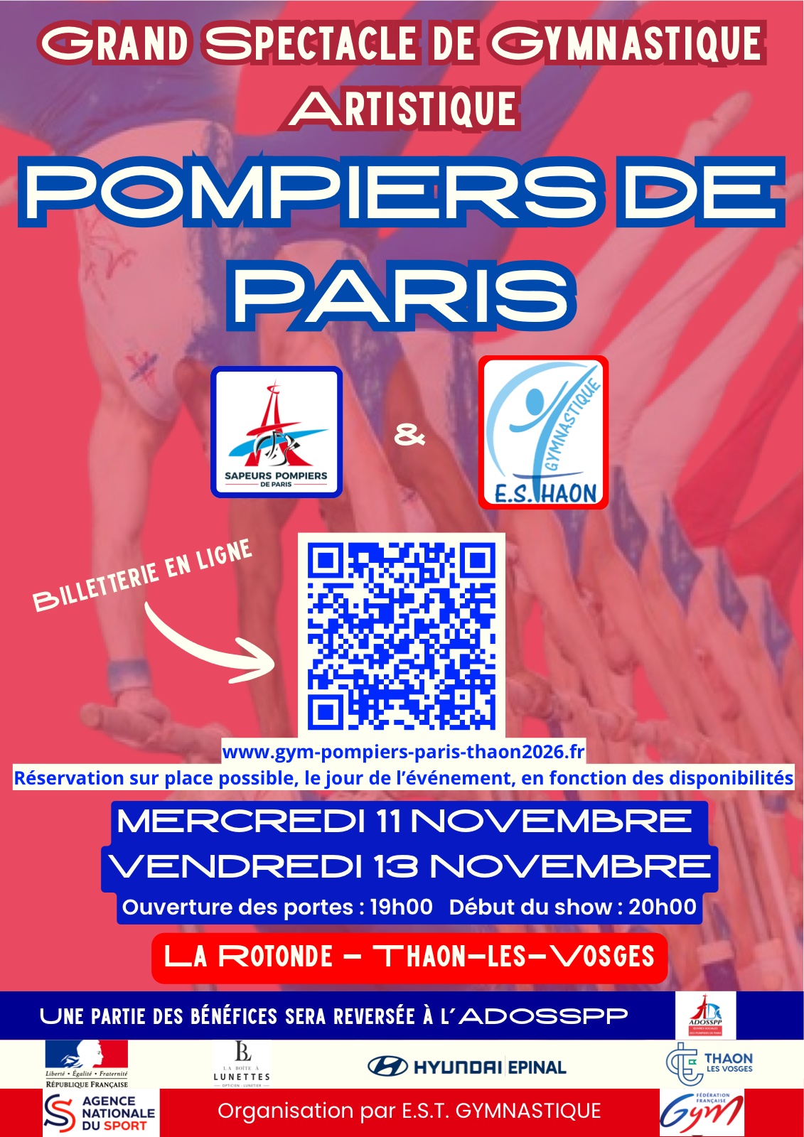 SPECTACLE DE GYMNASTIQUE DES POMPIERS DE PARIS
